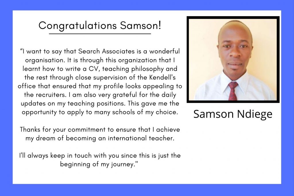 Review of search Associates by samson